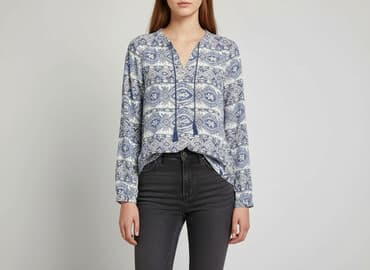 sweter piórkowy na drutach: Bik Bok, Bluzka damska, rozmiar S — 7