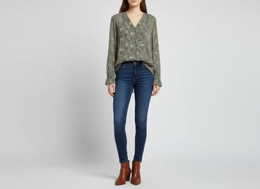 bluzka panterka plus size: Esprit, Bluzka damska, M — 7