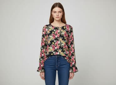 bluzka w kwiaty new yorker: Bluzka damska, rozmiar S — 1