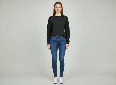 czarna bluza bershka: Bluza damska
, rozmiar S — 6