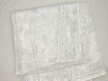 Побутова хімія, хозтовари: Biała tkanina siateczkowa z haftowanym brzegiem - Materiał: lekka — 1