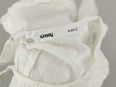 chabrowa bluzki plus size: Sinsay, Bluzka damska, rozmiar L — 4