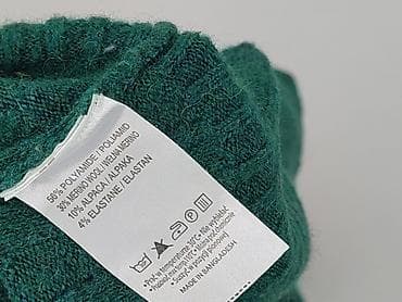 szmaragdowy sweter: SZACHOWNICA, Sweter damski, rozmiar S — 5