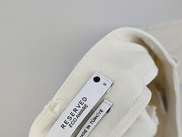 reserved mom: Material trousers for women, size S — 4