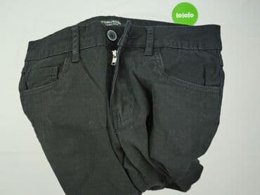 dżinsy czarne: Tom Rose, Spodnie materiałowe damskie, rozmiar S — 5