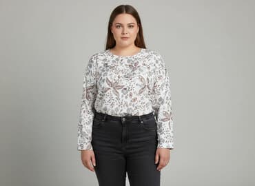 bluza z napisem cropp: AWSARRE, Bluzka damska, 7XL — 6