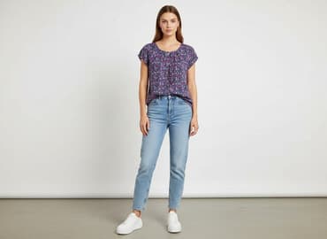 granatowa bluza: Bluzka damska, rozmiar S — 5