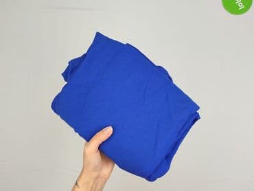 niebieska satynowa sukienka zara: Encadee, Spodnie materiałowe damskie, rozmiar S — 6