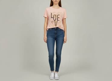 t shirty z napisem damskie: T-shirt damski, rozmiar S — 1