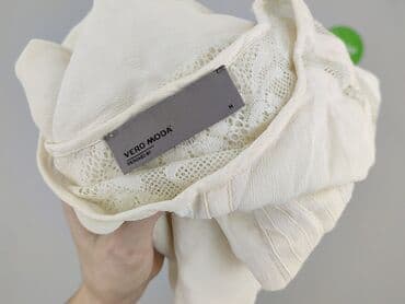 koszulka z tiulem: Vero Moda, Bluzka damska, M — 5