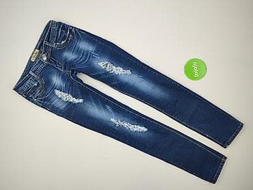 destroyed denim: Jeansy damskie, rozmiar S — 2
