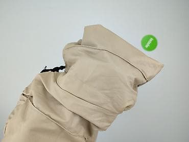 p b bluzy: Damskie spodnie jogger z eko‑skóry Flawless - Kolor: beżowy (ciepły — 6