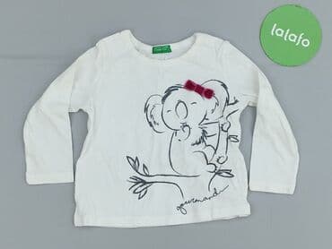 pajacyk niemowlęcy 5 10 15: Bluzka, Benetton, 6-9 miesięcy, stan - Bardzo dobry — 2