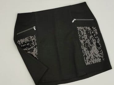 sukienka srebrna cekiny h: Women`s skirt, size S (EU 36) — 1