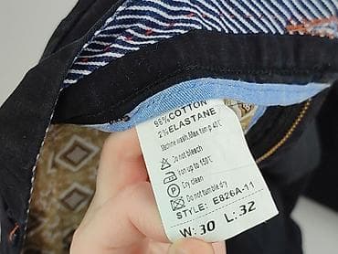 hand work denim: Spodnie materiałowe damskie, rozmiar L — 5