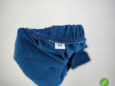 pull on trousers h: Spodnie damskie, rozmiar M, kolor morski/niebieski. - Krój: proste — 4