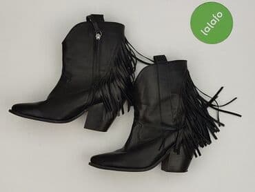 kozaki na koturnie by o la la: Botki damskie, 38 — 2