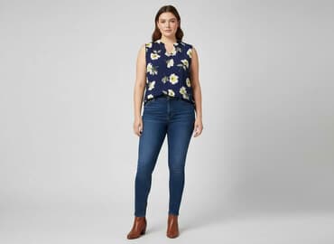 rodzaje dekoltów w bluzkich: The Collection Debenhams, Bluzka damska, rozmiar 2XL — 7