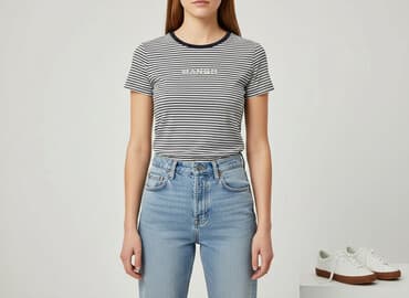 t shirty damskie mango: Mango, T-shirt damski, rozmiar L — 1