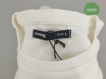 sinsay t shirty damskie: Sinsay, Top damski, rozmiar L — 4