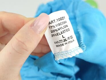 majtki do stroju kąpielowego wysoki stan: Szorty damskie, rozmiar L — 5