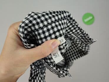 bluzka w kratę czarno biala: Bluzka damska, rozmiar 2XS — 5
