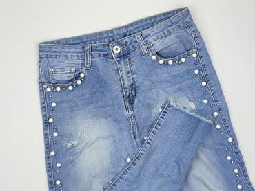 grey jeans: Jeansy damskie, rozmiar L — 1