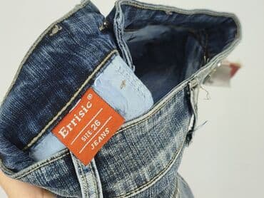 skórzane spodenki stylizacje: Denim, Szorty damskie, rozmiar S — 5