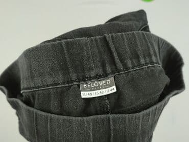 jeansy damskie podarte: Beloved, Material trousers for women, size L (EU 40) — 4
