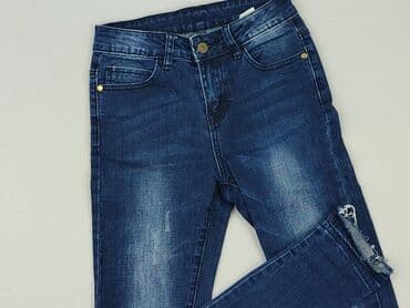 jeansy damskie granatowe: Jeansy damskie, rozmiar S — 1