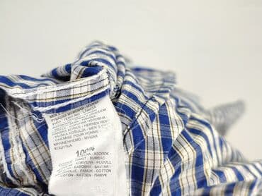 koszula w bialo niebieska krate damska: House, Women`s shirt, size S — 6