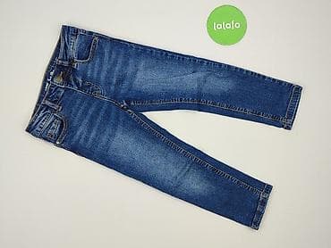 kik spodnice: Spodnie jeansowe, DenimCo, 4-5 lat, 104/110, stan - Bardzo dobry — 2