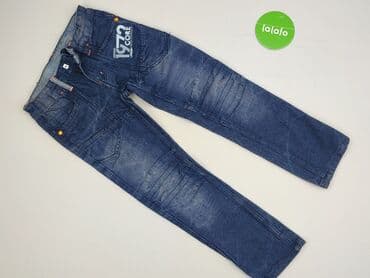 spodnie zimowe dla chłopca: Jeans, Y.F.K., 9 years, 128/134, condition - Very good — 2