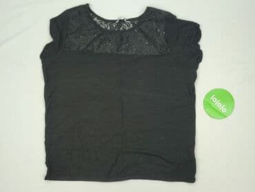 czarne t shirty damskie w serek: Clockhouse, T-shirt damski, rozmiar L — 2