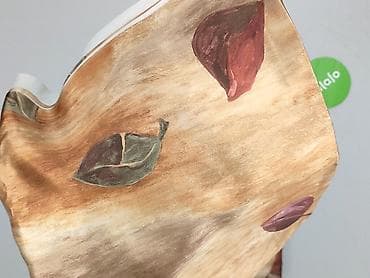 obrus 200x150: Zasłony dekoracyjne w liście – komplet 2 szt. - Materiał: tkanina — 4