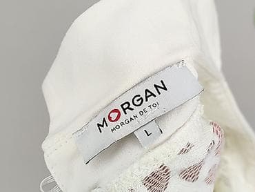 biale gladka bluzki: Morgan, Bluzka damska, rozmiar L — 5