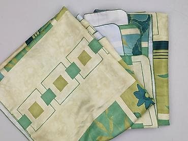 statuetki dla studentów: Komplet zasłon/zasłonek – 2 sztuki - Wzór: geometryczno‑kwiatowy — 1