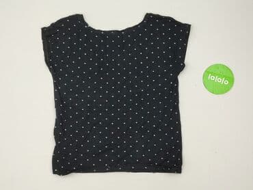 czarne t shirty damskie w serek: T-shirt damski, rozmiar XS — 3