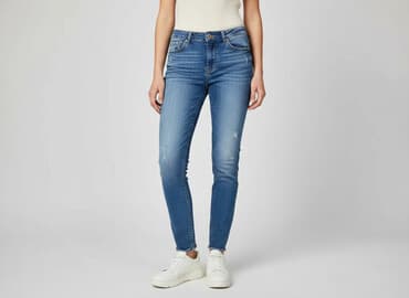 jeansy tapered: Denim 1982, Jeansy damskie, rozmiar S — 7