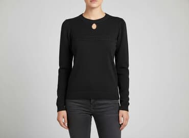 sweter z dodatkiem moheru: Sweter damski, M — 6