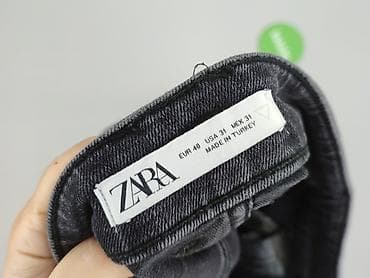 zara len: Zara, Jeansy damskie, rozmiar L — 5