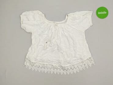 biała bluzka galowa dla dziewczynki 164 allegro: Bluzka damska, rozmiar S — 3