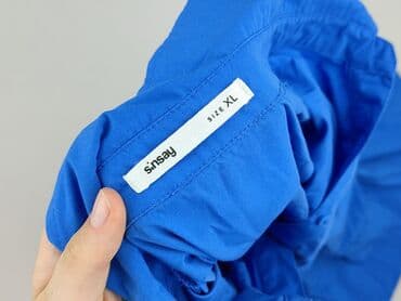 niebieska sukienka z długim rękawem: Sinsay, Women`s dress, size XL — 6