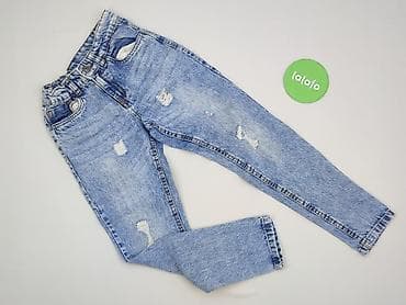 jeans boot cut: Spodnie jeansowe, Little kids, 9 lat, 128/134, stan - Idealny — 2