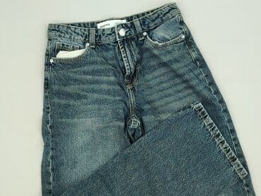 bershka spodnie zebra: Spodnie jeansowe, 12 lat, 146/152, stan - Bardzo dobry — 1