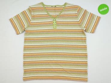 sukienki z rękawem 3 4 rozkloszowane: Bluzka damska, 6XL — 2