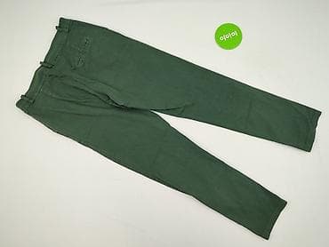 spodnie dril: Unisono, Spodnie materiałowe damskie, rozmiar L — 3