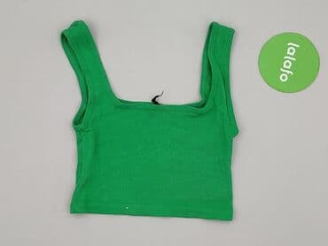 sinsay bluzki z krótkim rękawem: Sinsay, Top damski, rozmiar XS — 3