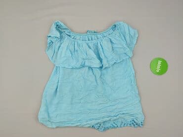 niebieska satynowa sukienka zara: Bluzka damska, rozmiar S — 3