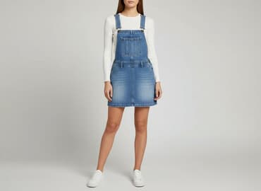 sukienki dżinsowe wrangler: Sukienka damska, rozmiar L — 1